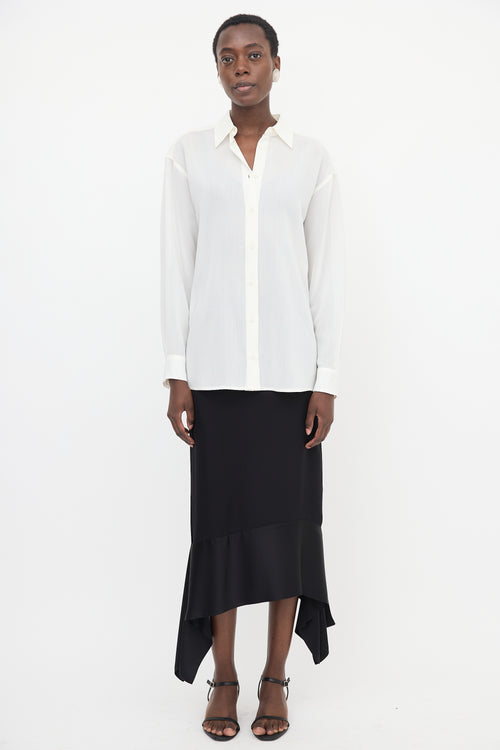 Toteme Crepe Semi-Sheer Classic Shirt