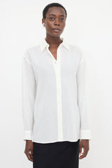 Toteme Crepe Semi-Sheer Classic Shirt