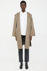 Toteme green Doublé Cape wool 