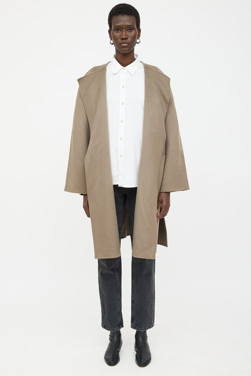 Toteme green Doublé Cape wool 