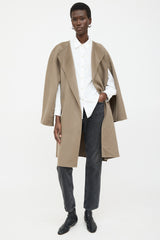 Toteme green Doublé Cape wool 
