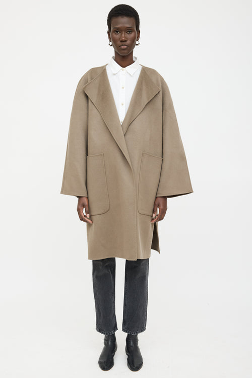 Toteme green Doublé Cape wool 