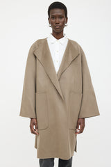 Toteme green Doublé Cape wool 