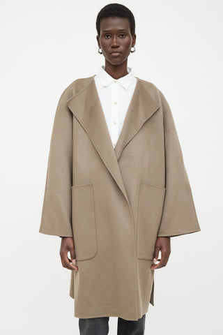 Toteme green Doublé Cape wool 