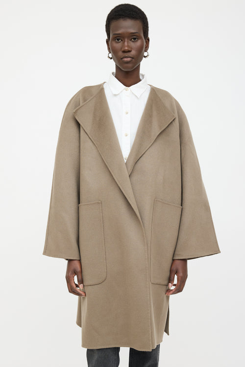 Toteme green Doublé Cape wool 