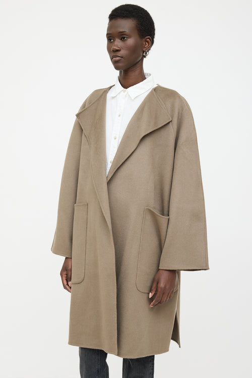 Toteme green Doublé Cape wool 