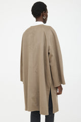 Toteme green Doublé Cape wool 