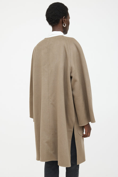 Toteme green Doublé Cape wool 