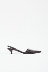 Toteme Embossed Leather Slingback Heel