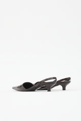 Toteme Embossed Leather Slingback Heel