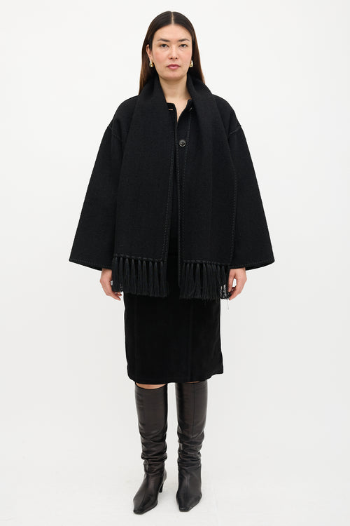 Toteme Embroidery Scarf Jacket