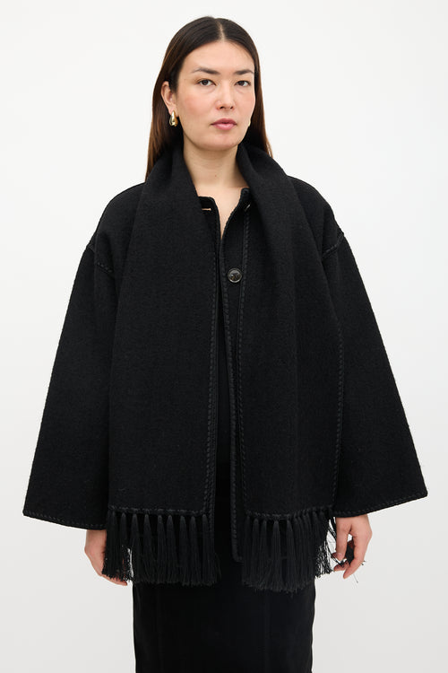 Toteme Embroidery Scarf Jacket