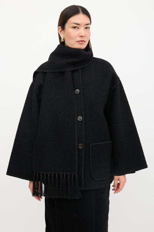 Toteme Embroidery Scarf Jacket