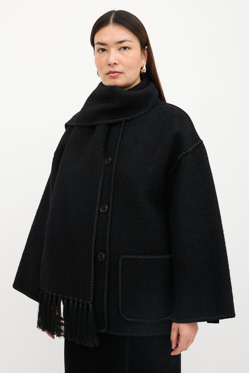 Toteme Embroidery Scarf Jacket