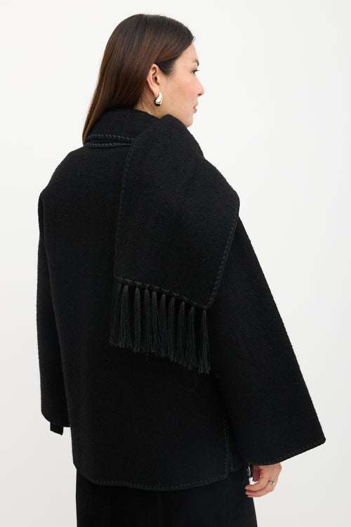 Toteme Embroidery Scarf Jacket