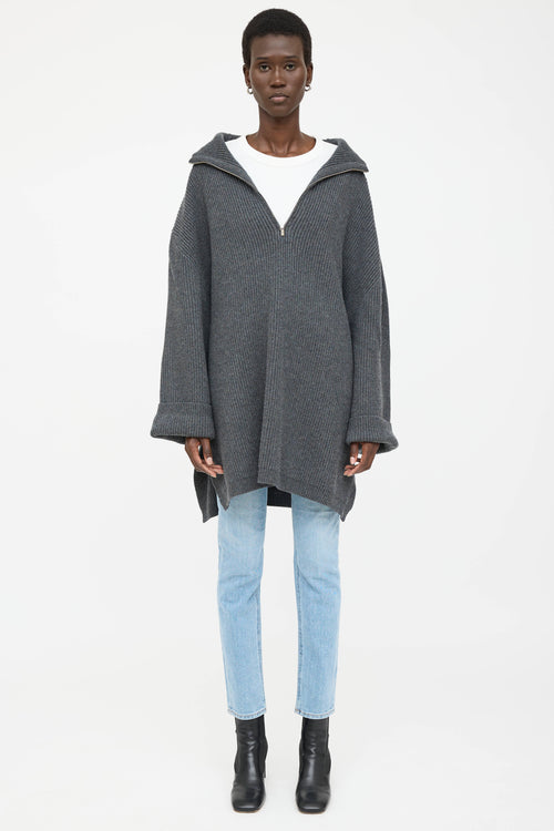 Toteme Wool Fisherman Knit Sweater