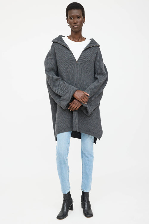 Toteme Wool Fisherman Knit Sweater