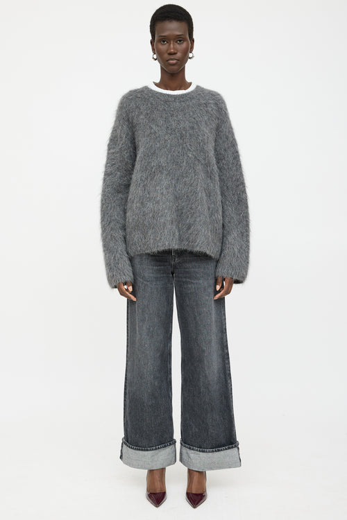  Toteme grey alpaca knit 