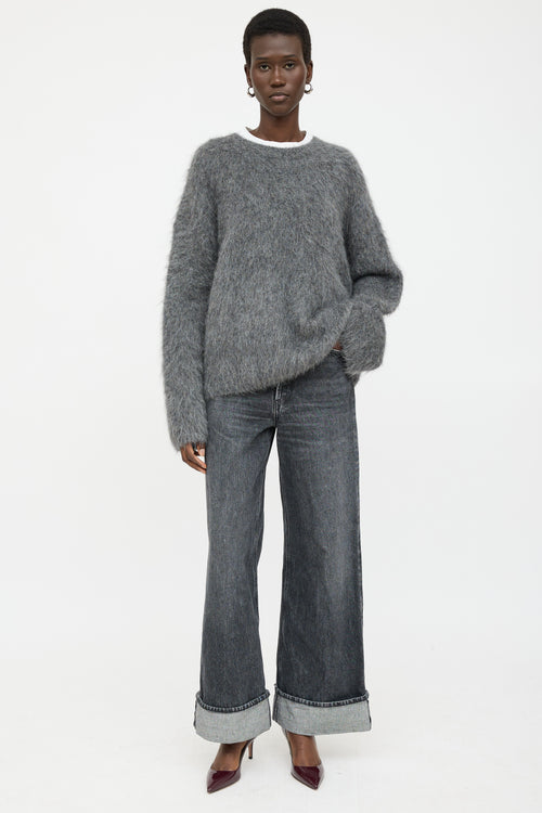  Toteme grey alpaca knit 