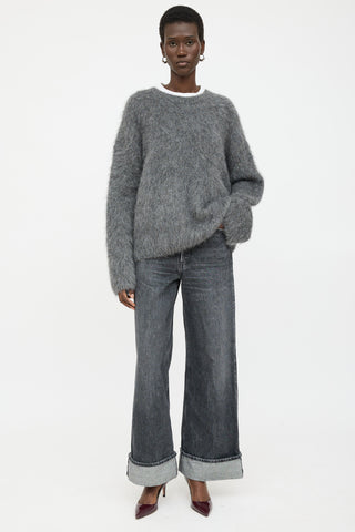  Toteme grey alpaca knit 