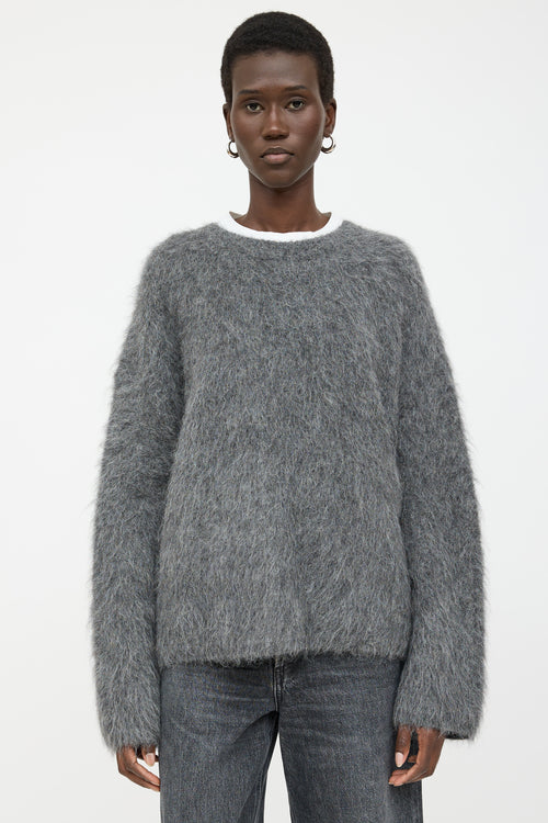  Toteme grey alpaca knit 