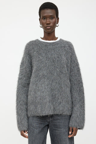  Toteme grey alpaca knit 