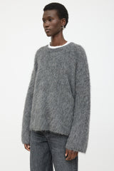  Toteme grey alpaca knit 