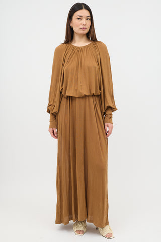Toteme Jersey Anville Gathered Dress