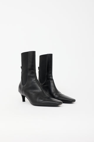 Toteme Leather Ankle Boot