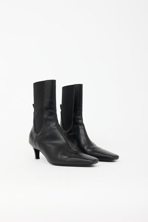 Toteme Leather Ankle Boot