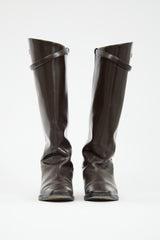 Toteme Leather Riding Knee Boot