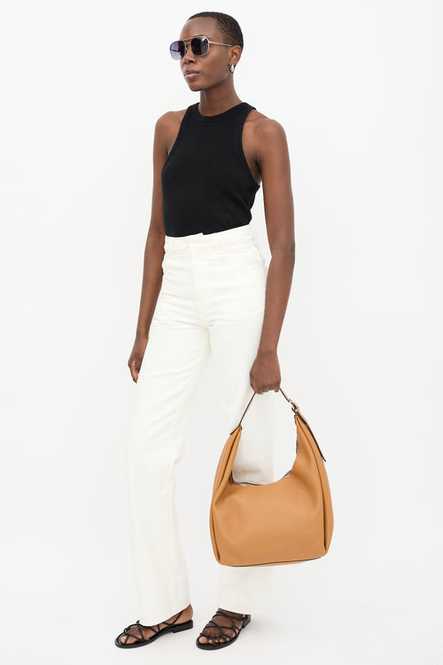 Toteme Grained Leather Shoulder Bag