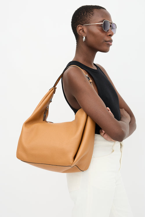 Toteme Grained Leather Shoulder Bag