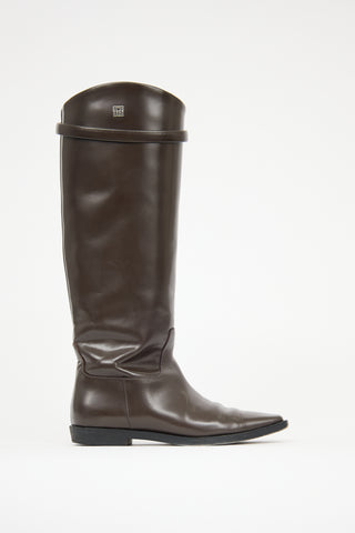 Toteme Leather Riding Boot