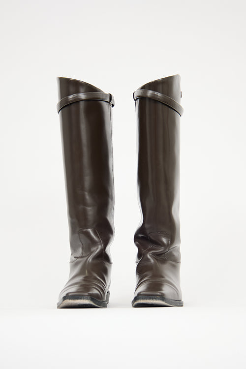 Toteme Leather Riding Boot
