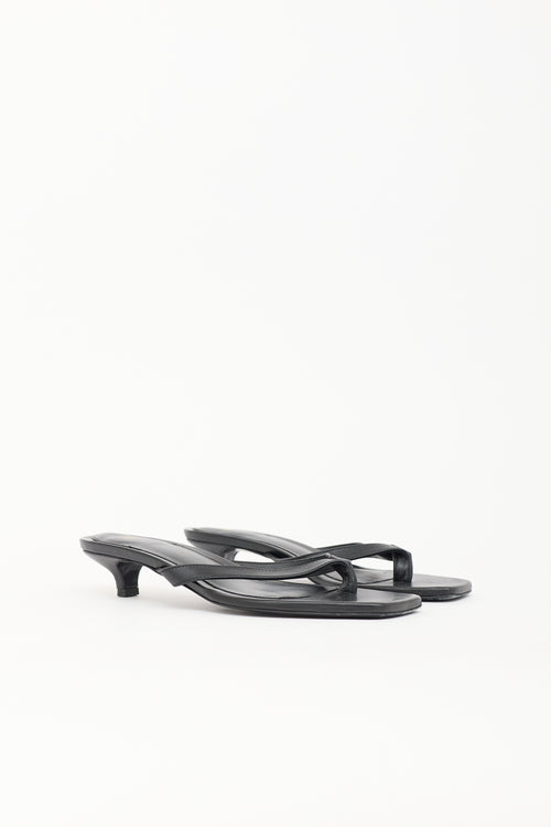 Toteme Leather The Flip Flop Sandal