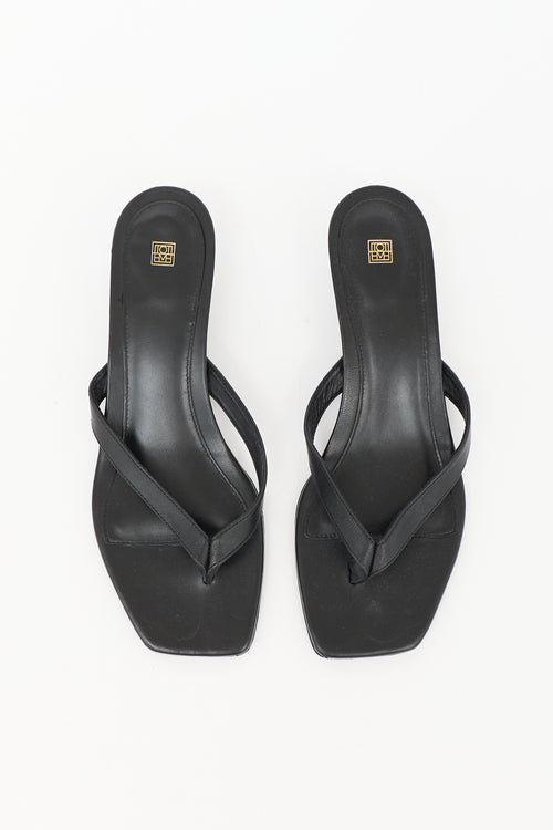Toteme Leather The Flip Flop Sandal