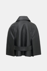 Toteme Leather Double Cape