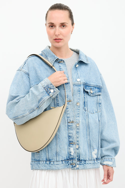 Toteme Leather Scooped Sling Bag