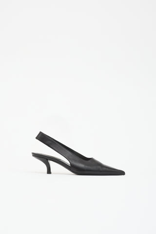 Toteme Leather Slingback Pump