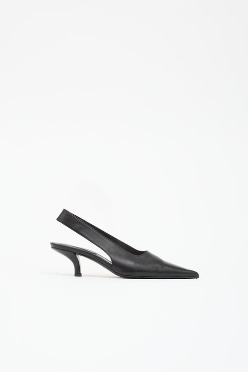 Toteme Leather Slingback Pump