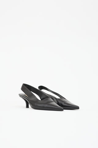 Toteme Leather Slingback Pump