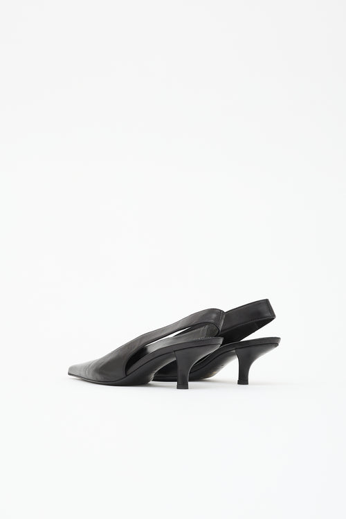 Toteme Leather Slingback Pump