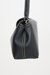 Toteme Leather T-Lock Clutch Bag