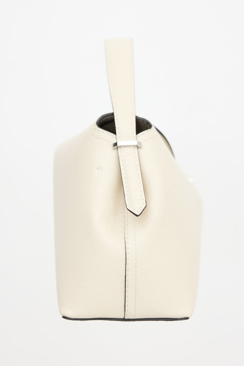 Toteme Leather T-Lock Top Handle Bag