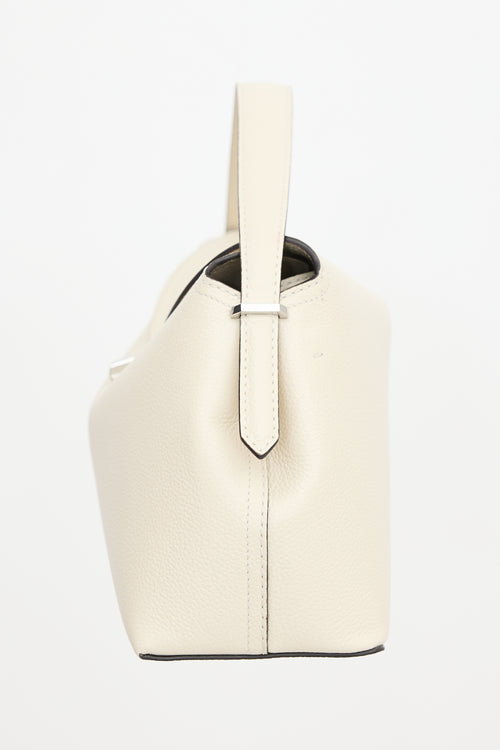 Toteme Leather T-Lock Top Handle Bag