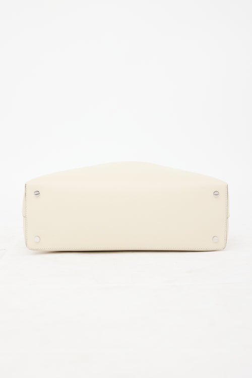 Toteme Leather T-Lock Top Handle Bag