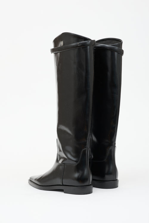 Toteme Leather The Riding Boot