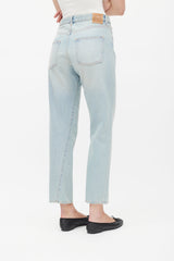 Totême Blue Light Wash Original Twisted Jeans