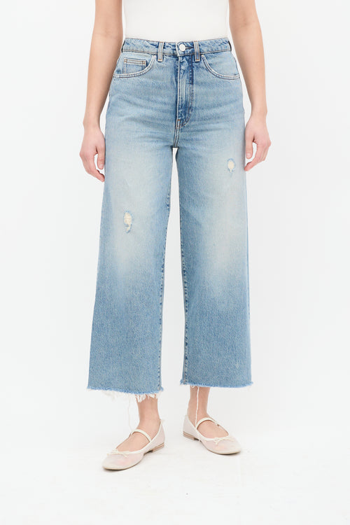 Toteme Light Wash Flare Fit Jeans